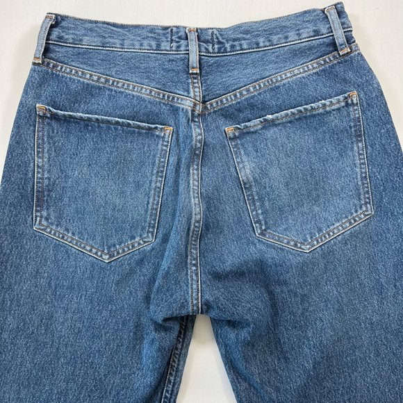 AGOLDE Riley High Rise Straight Crop Jeans in Veto Size 26 - Picture 13 of 14